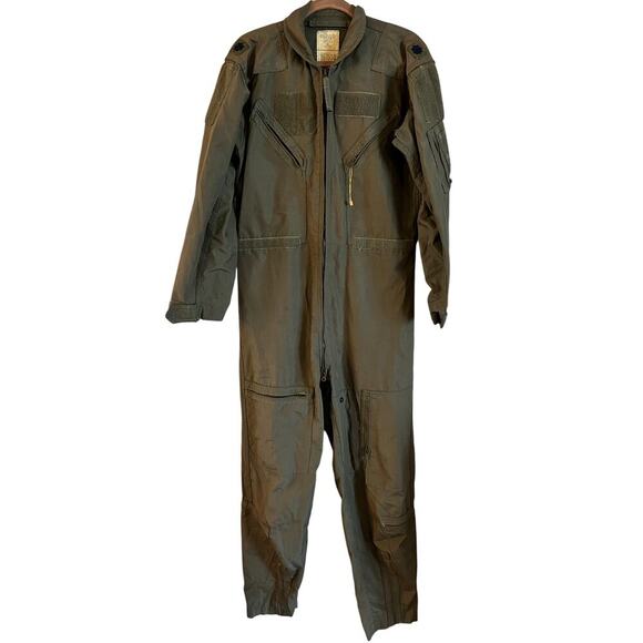 Military Coveralls / Flyers - Summer, Fire Resistant Sage Green MIL-C-83141A 40L - Picture 1 of 10